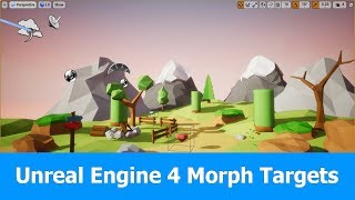 Unreal engine 4 tutorial:  How to use Morph targets from Blender