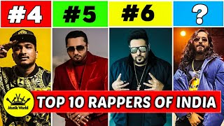 Top 10 Rappers In India 2021 | Honey Singh, Badshah, Divine, Emiway Bantai