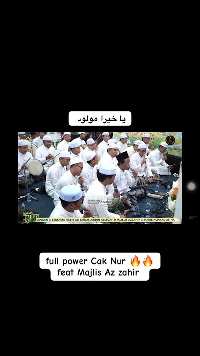 Full power CAK NUR Berulah di rutinan Majelis Azzahir Habib Bidin