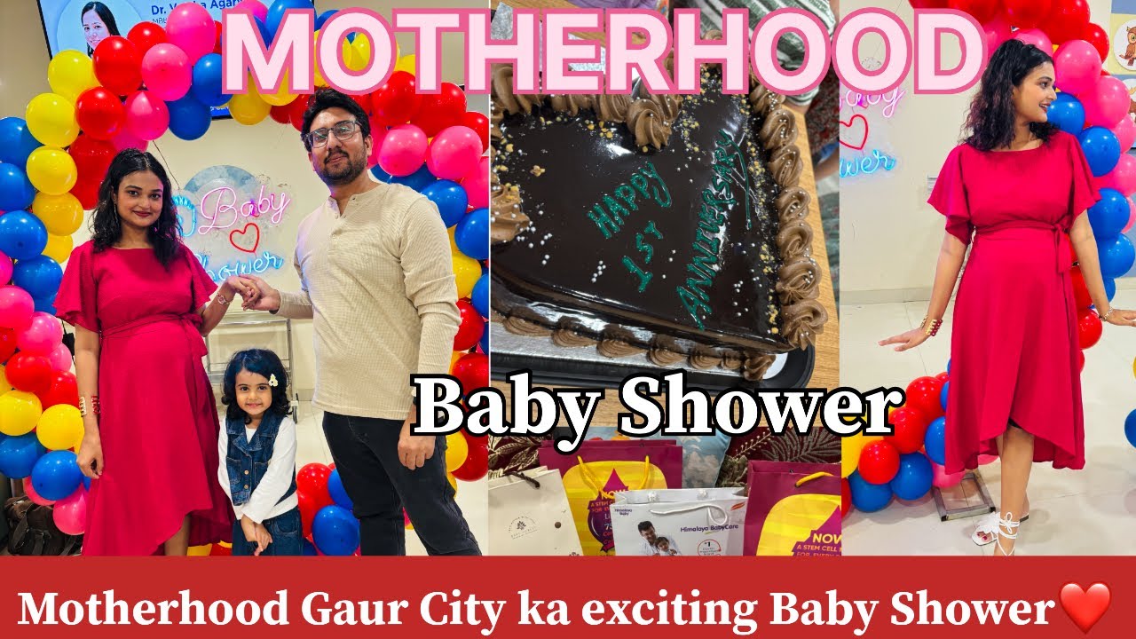 Baby Shower Celebration at Motherhood Hospital |First time experience |Gift ,Games and Fun 🤩 