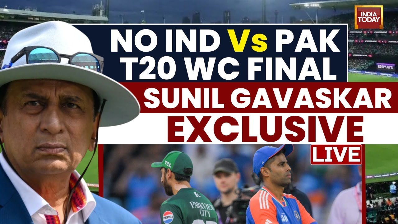 Rajdeep Sardesai LIVE: Sunil Gavaskar Exclusive | Pakistan Boycotts T20 WC Match Against India