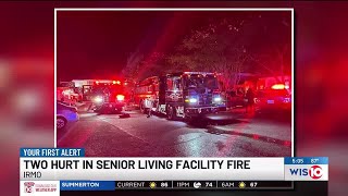 Columbia-Richland firefighters recovering after being injured while combatting 2-alarm fire