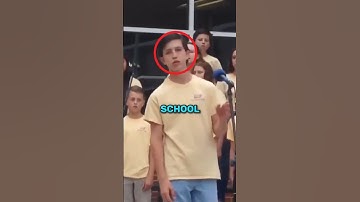This boy shocked his whole school!😱🎤