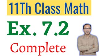 Exercise 7.2 Complete || FSC Math Part 1 || 11Th Class Math Chapter 7