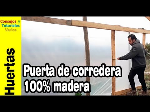 Como crear una puerta corredera A PARTIR DE UNA NORMAL🤩 (PASO A PASO) 