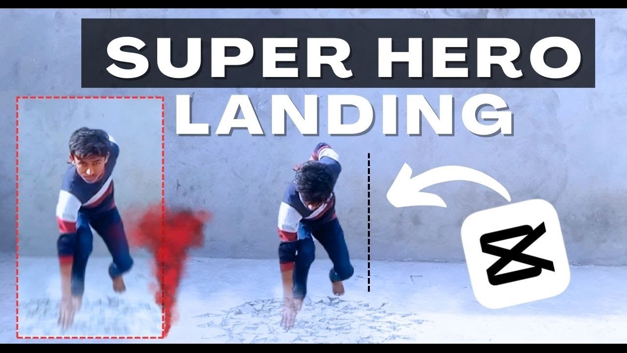Superhero Landing Wali Scene Aise Banaate Hai | CAPCUT TUTORIAL |