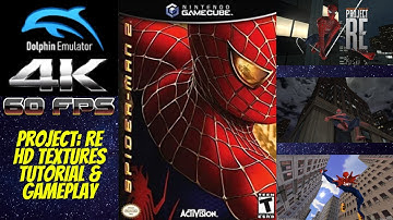 Spider-Man 2 Project: RE HD Textures & 60FPS Patch Tutorial/Gameplay Dolphin 4K 60FPS 12700K RTX3080