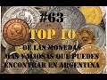 Top 10 de las Monedas más Valiosas Argentinas - Catalogo Janson 2014 (s/circular)