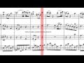 BWV 1047 - Brandenburg Concerto No.2 (Scrolling)