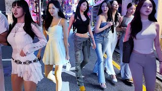 [4K 와우 !!! 압구정동😎😎😎] 초미인들이 많은 압구정 거리는 너무나 좋네요 😍😍😍 # 압구정동 # 서울 # 강남 # 한국