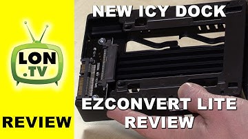 Icy Dock EZConvert Lite Review - MB882SP-1S-3B 2.5" to 3.5" SATA Converter & Mounting Kit