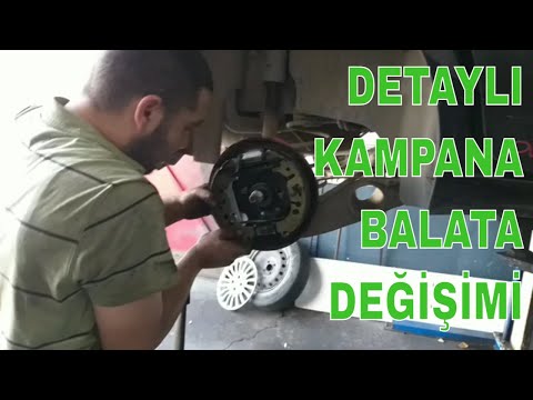 ARKA KAMPANA FREN BALATASI DEĞİŞİMİ !! Doğru EL FREN AYARI NASIL YAPILMALI ? Drum Brake Change !!!