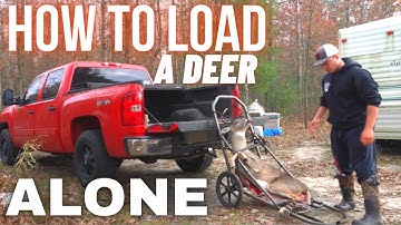 How to Load a deer into a Truck by yourself - Cabela
