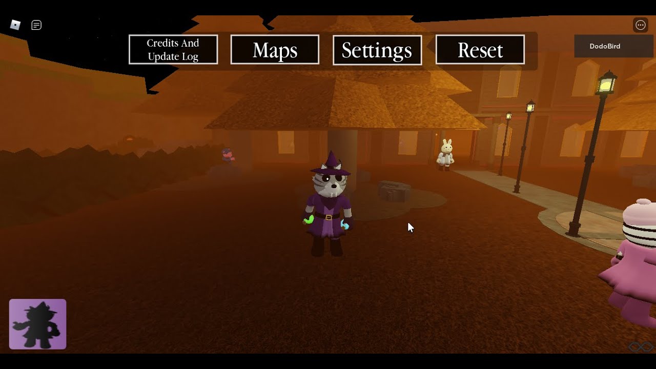 How to get THE UNKNOWN WITCH BADGE + SARAH THE SABERTOOTH MORPH in PIGGY THE GODLIKE RP! [ROBLOX]