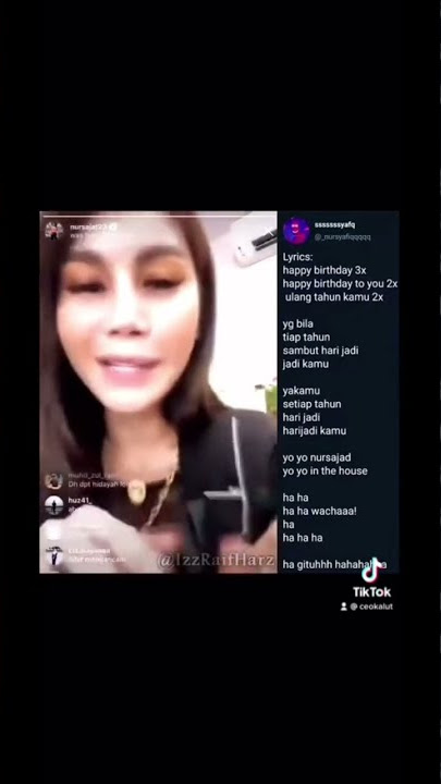 lagu happy birthday #sajat #nursajat #happybirthday #beritaterbaru #beritaterkini #beritatiktok #fyp