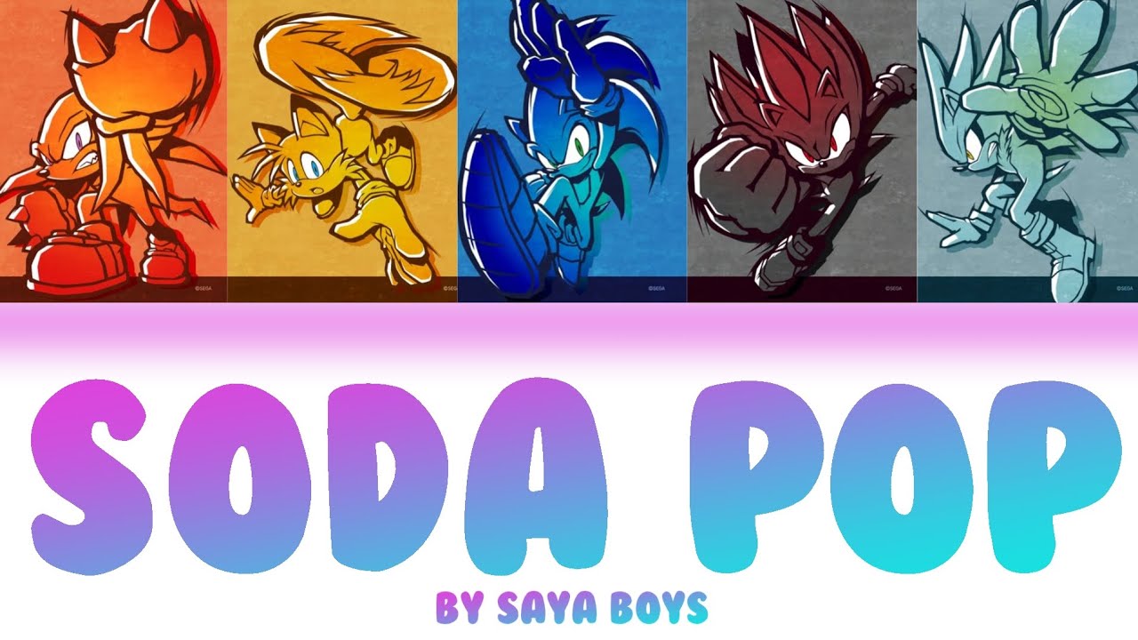 Soda pop - Saya Boys (K-pop Demon Hunters) Cover IA (Sonic, Tails, Knuckles, Shadow and Silver)