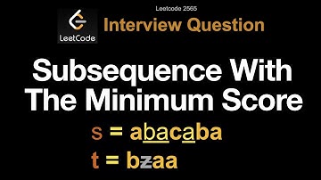 Leetcode 2565: Subsequence With the Minimum Score