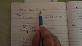 Famous bining by frequency and equal length solved example Profile