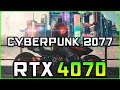 Cyberpunk 2077 - RTX 4070 FPS Test