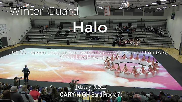 Cary Winter Guard performing Halo at GLISS Indoor ...