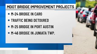 Road work begins on M-24 bridge in Tuscola Co.