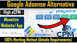 High eCPM Google AdSense Alternative (2023) || How To Get Free Google Adx Approval