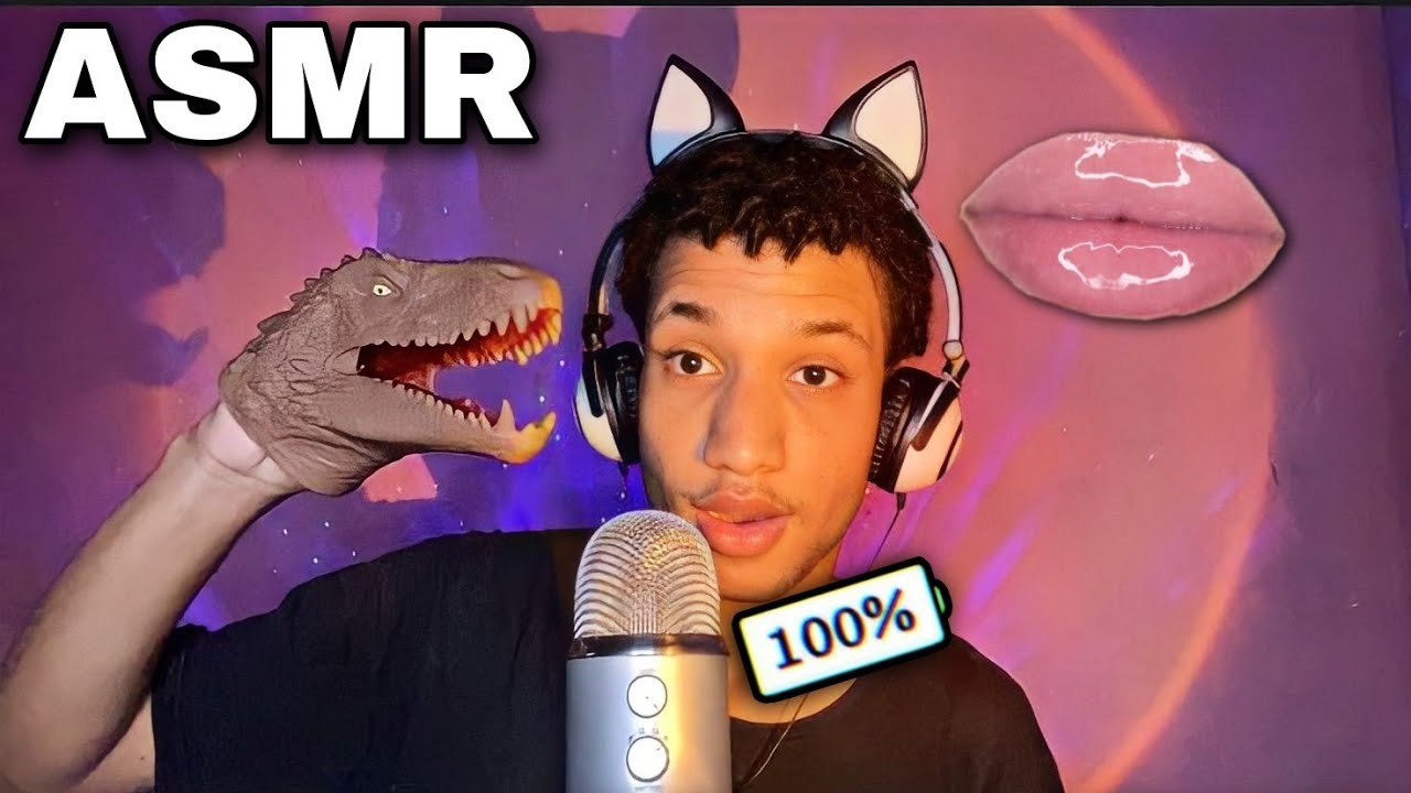 ASMR - SONS DE BOCA COM O DINO