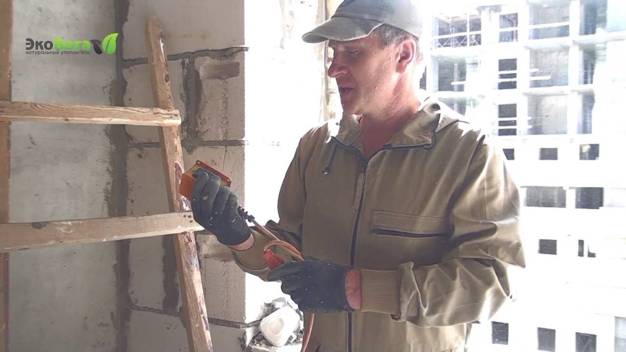 Монтаж Эковаты компанией \"ТриАсС\" Чебоксары. Смотрим наглядно. - YouTube