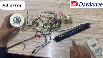 E4 error in Dawlance ac || Dawlance split ac e4 error problem solved