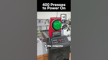 400 keer drukken om de computer aan te zetten