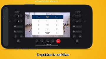 ScoreLive Tips（Volleyball）: Team Stats & Top Player Overlay Setting