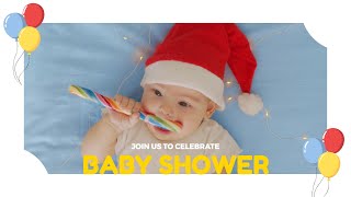 Free Baby Shower Invite Video Template (Customizable) - FlexClip