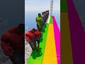 Spider-Man vs Hulk ragdoll opp showdown in GTA 5 live