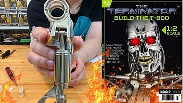 Build the Terminator T-800 Issue 4 - Upper Right Arm Assembly  ( Speed Build )