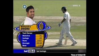 MS Dhoni 92 vs Australia 2nd Test at Mohali | BGT 2008