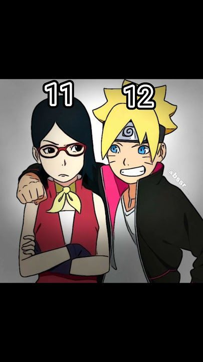 Boruto x Sarada||Borusara♥️[Love story]⛧1 year's age gap relationship🥀#anime #boruto #lovestory