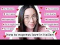 How to Express Love in Italian Language