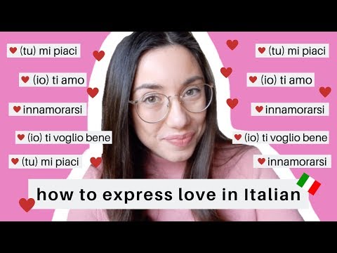 How to Express Love in Italian Language