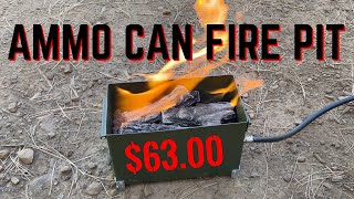 Step by Step How-To Build A $63 Ammo Can Fire Pit