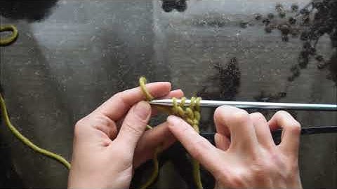 Foundation Tunisian Stitch