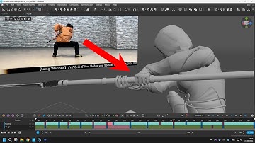 Spear attack animation | Cascadeur