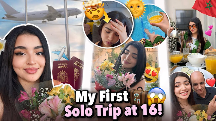 My first solo trip at 16 + A day in Marrakech✈️أسافر لوحدي في الطايرة + يوم في مراكشاول مرة😱🇲🇦