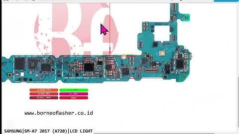 Samsung A7 2017/SM-A720 Display Light iC Problem Solution.Samsung A7 2017/SM-A720 LCD Light iC Ways📲