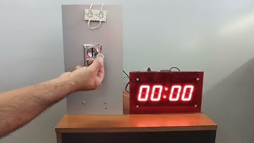 LEd Timer with Coin Acceptor