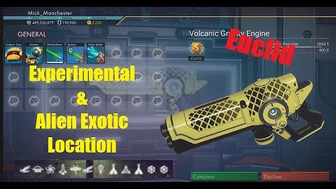 No Mans Sky Experimental &  Alien Multi Tool Location.