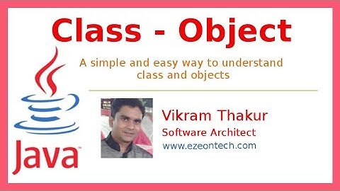 16 - Java Simple Class and Object Program - Java Training By eZeon