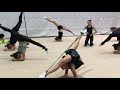 Интересные упражнения с резиной. Художественная гимнастика. УТС в Израиле с Екатериной Пирожковой #2
