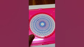 Spirograph Drawing || ASMR || Satisfying #asmr #satisfying #shorts