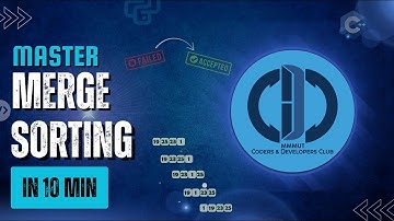 Merge Sort Algorithm Explained | Divide & Conquer | Competitive Programming