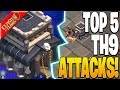 TOP 5 TH9 ATTACKS FOR WAR and CWL!! - Clash of Clans